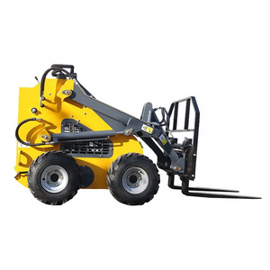 CE EPA China Manufacturer Small Mini Tyre Tires Skid Steer Loader 21Hp 200KG Steer Loader For Hot Sale Skid Loaders Fast