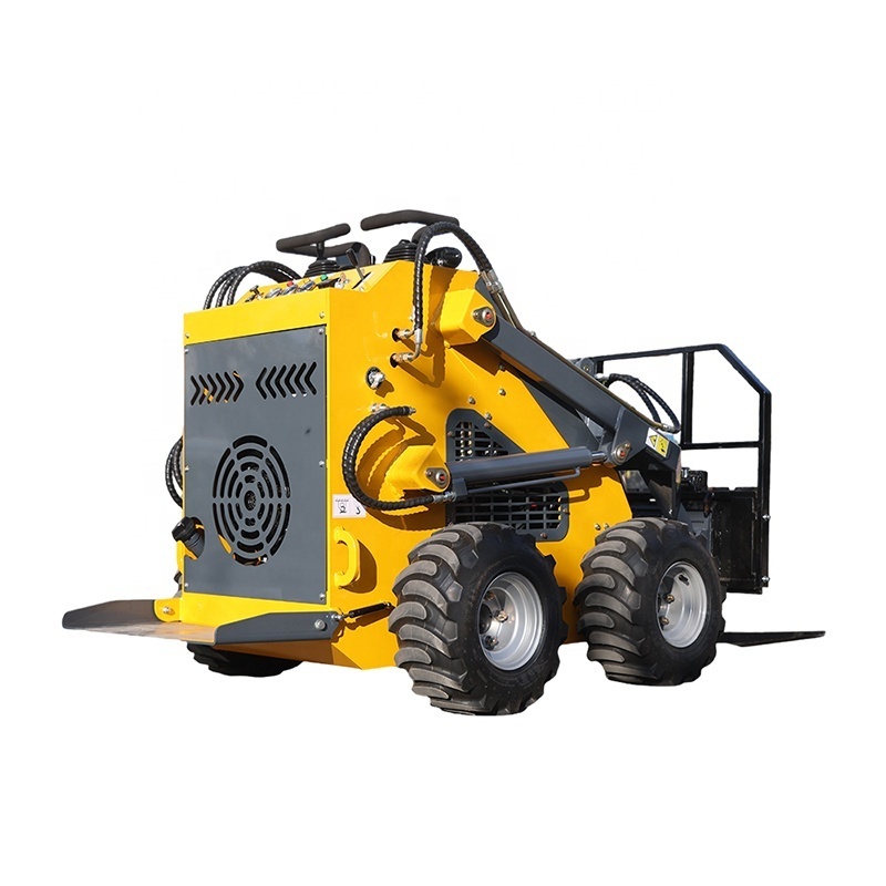 CE EPA China Manufacturer Small Mini Tyre Tires Skid Steer Loader 21Hp 200KG Steer Loader For Hot Sale Skid Loaders Fast