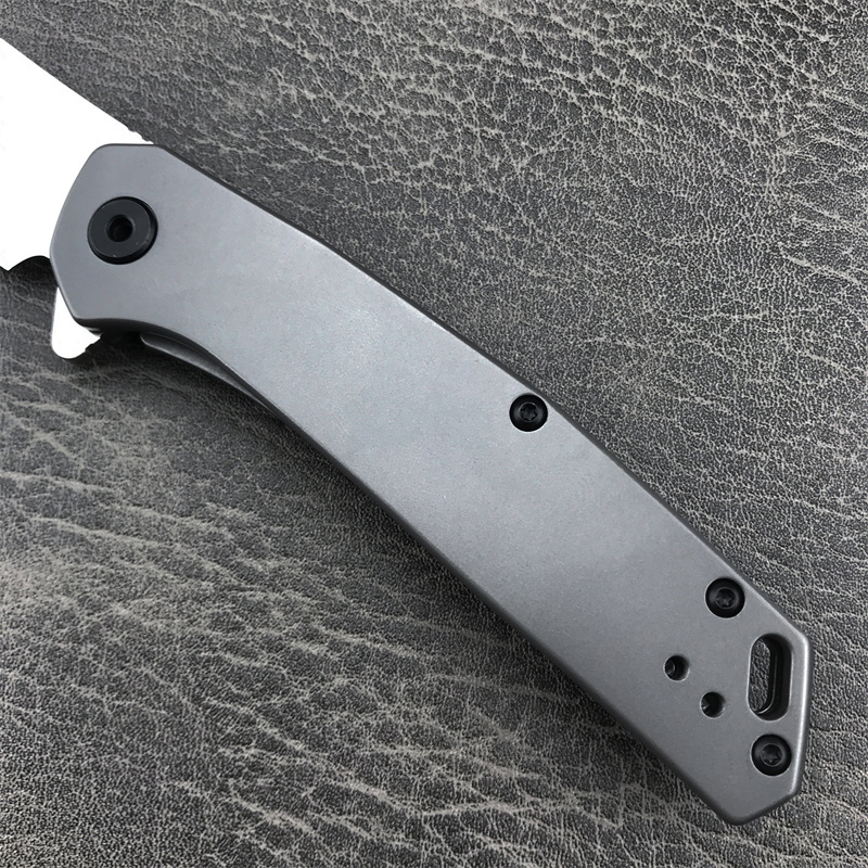 1405 Stainless Steel Handle Folding Pocket Knife Camping EDC Tactical Knife