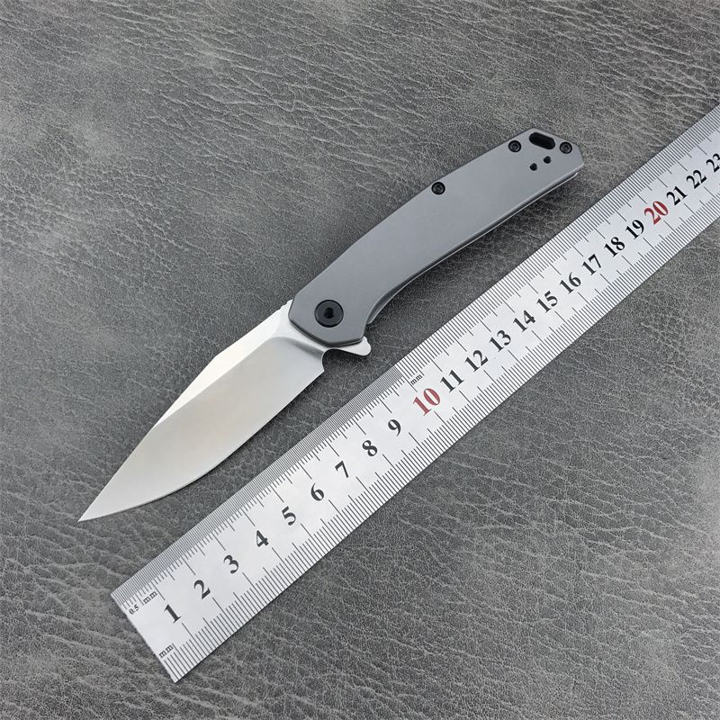 1405 Stainless Steel Handle Folding Pocket Knife Camping EDC Tactical Knife