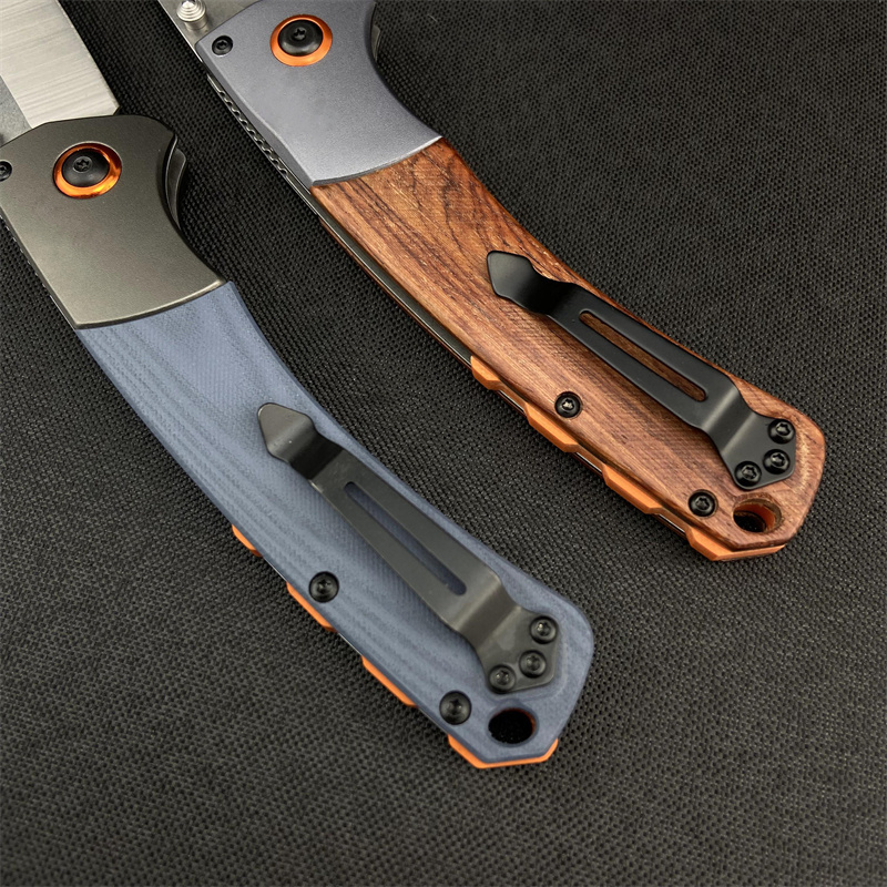 15080 Crooked River G10 Handle Pocket Knife EDC Camping Tactical Hunting Folding Knives with Belt Clip