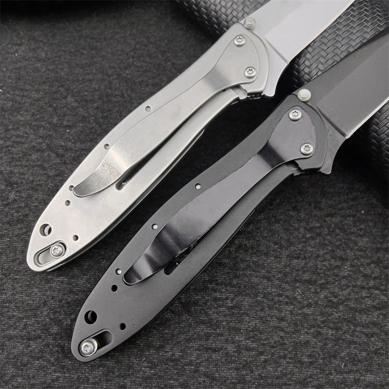 HUAAO Leek 1660 EDC Carbon Steel Handle Folding Pocket Knife Survival Tactical Camping Knives