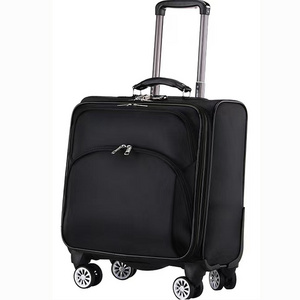 Factory price 4 wheel spinner suitcase bags trolley luggage bags for business boarding case