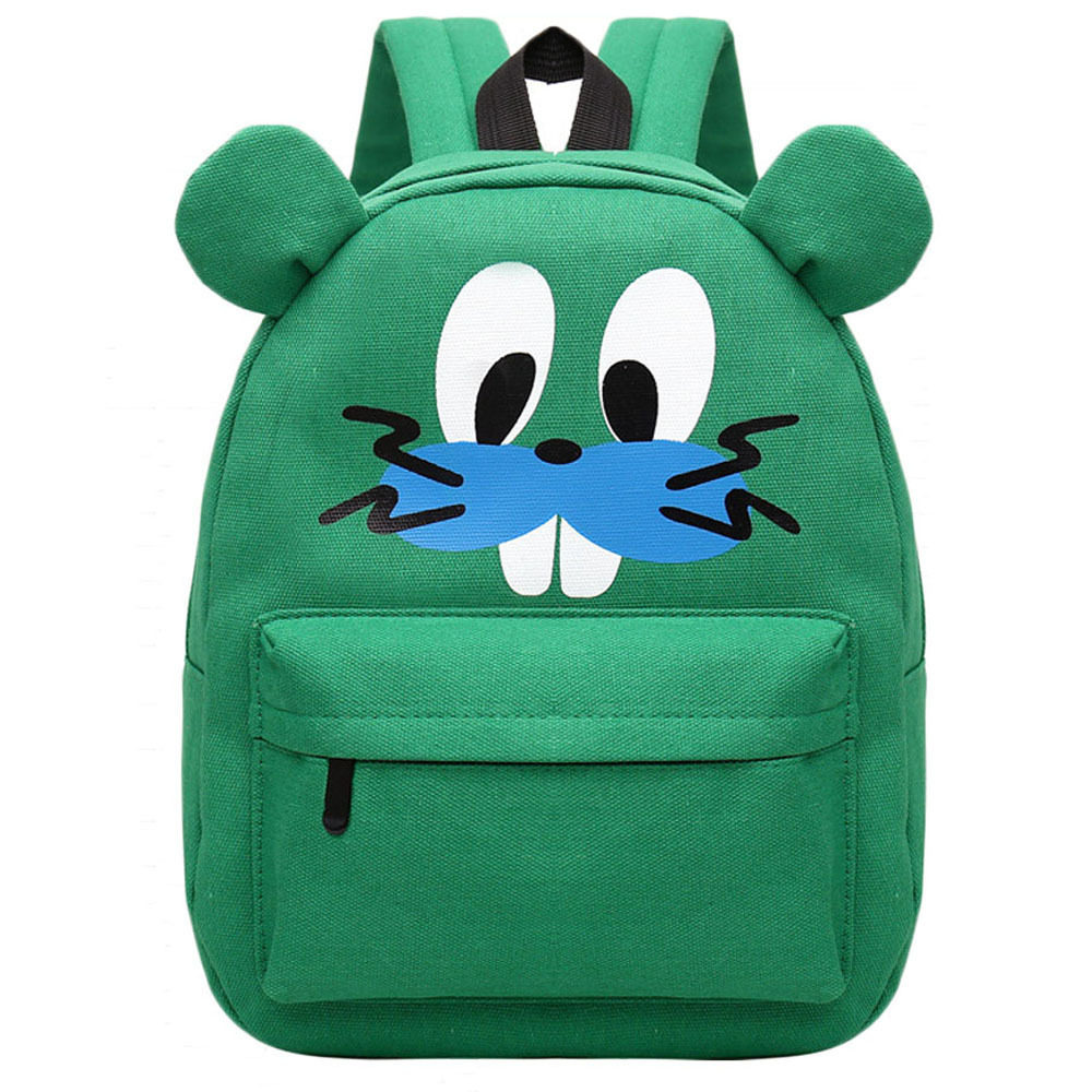 New Style China Factory Directly Supply Canvas School Book Bags Kids Cartoon School Backpacks