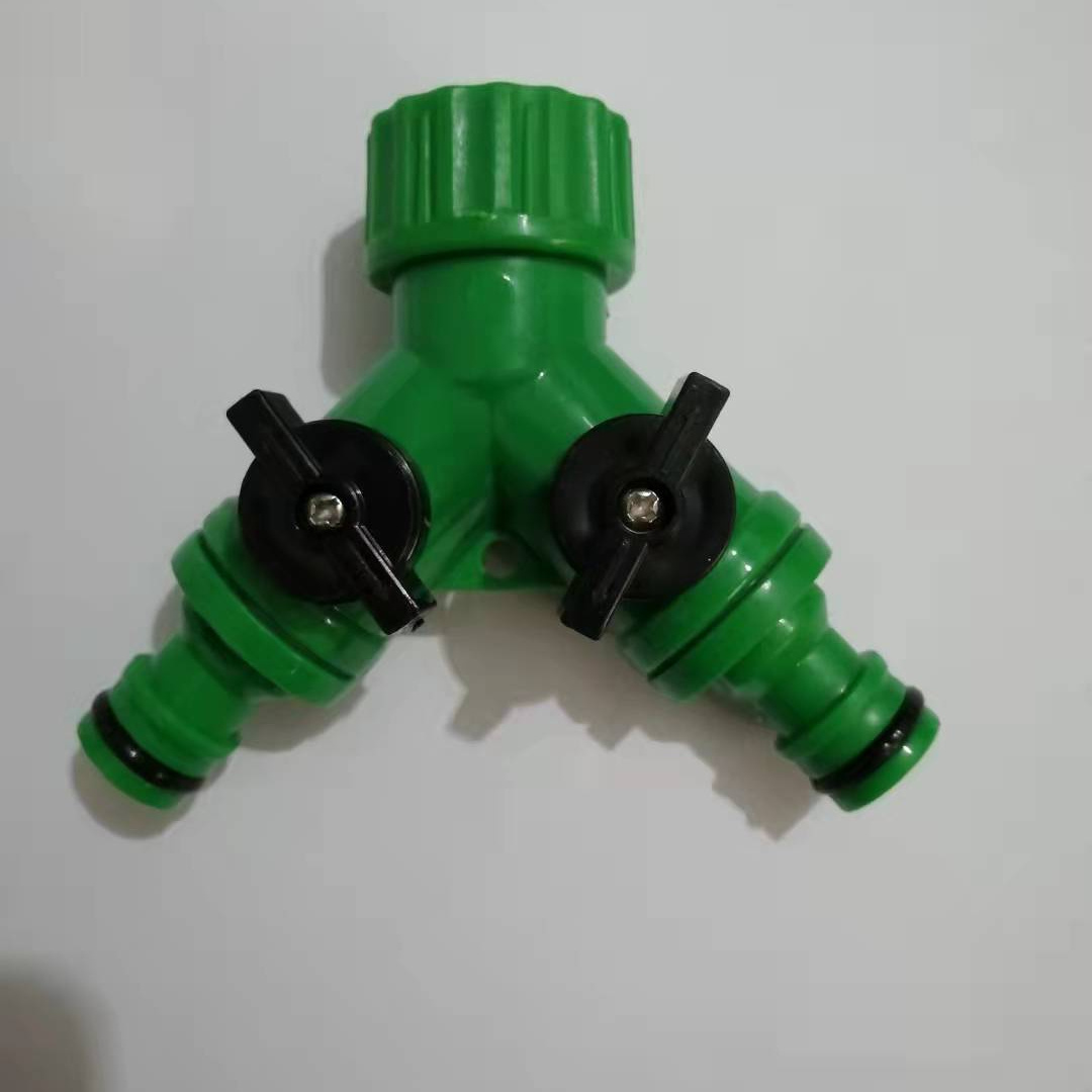 CT Coupling Water hose splitter Y Splitter Plastic Poly Shutoff Valve Splitter Adapter For Farm Irrigation