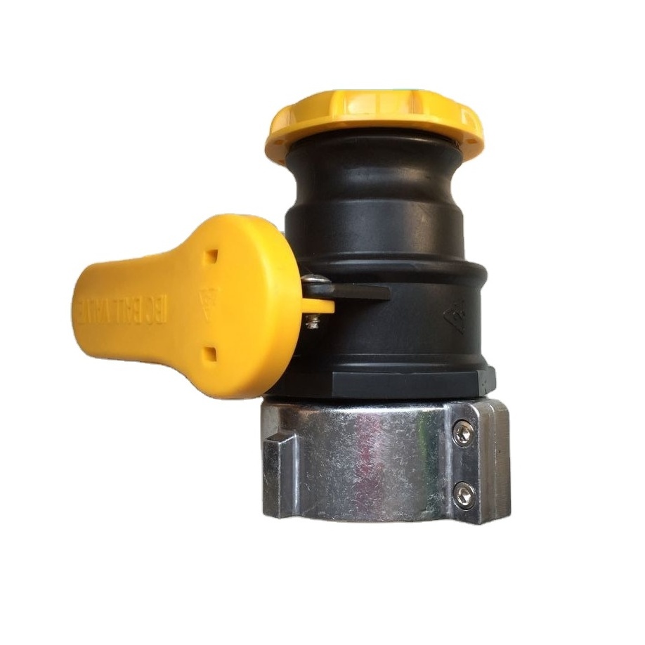 CT Coupling  IBC  Safety Tote Water Drain Tank  Adapter Ball Valve With Fine Thread Factory PP Material 2'' Inch X 75 MM