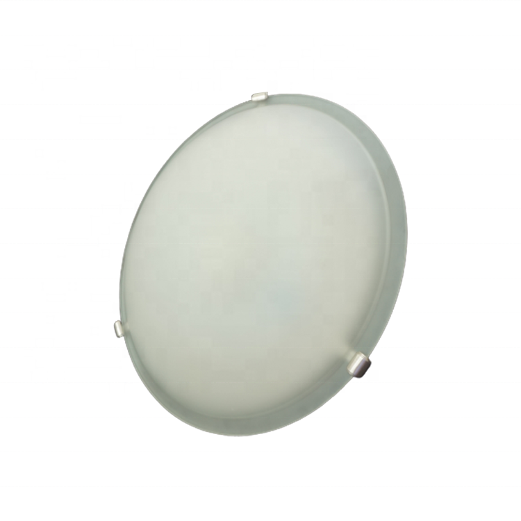 Brushed Nickel Or Oil Rubbed Bronze Clips With Satin Etched Glass Led Flush Mount Ceiling Lights