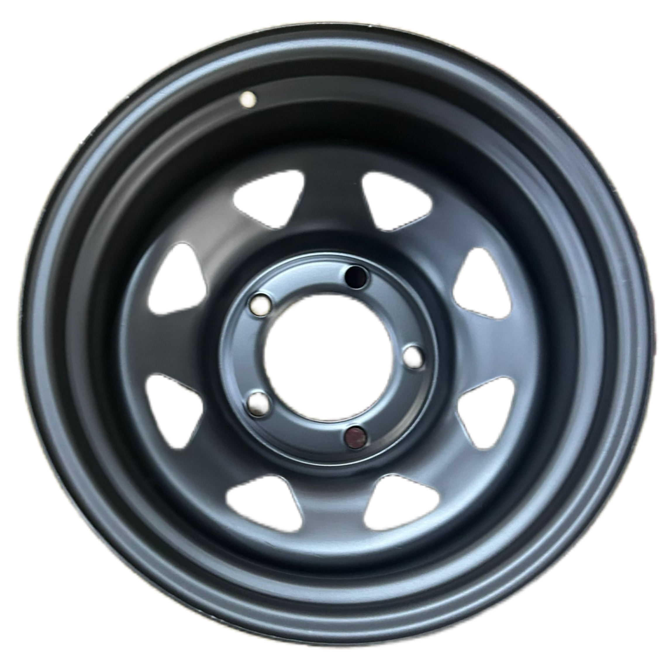 Custom 5 holes 8 Air holes 16x8 PCD 5x150 CB 113 color black welding steel trailer car wheels for replace refitting retrofit