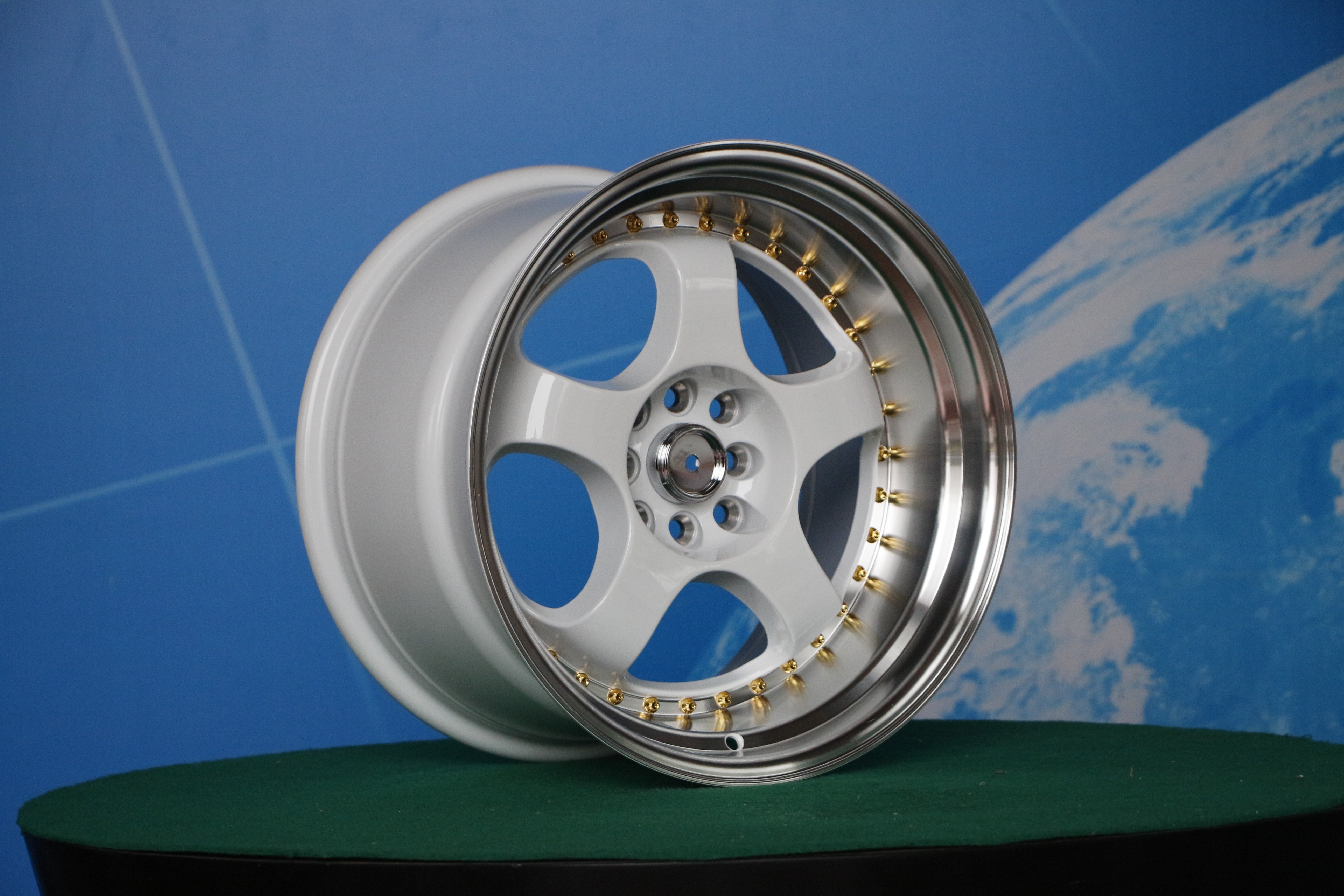 Custom concave high strength 4 5 8 holes size 14 15 16 17 18 inch casting alloy passenger car wheels rims for replace