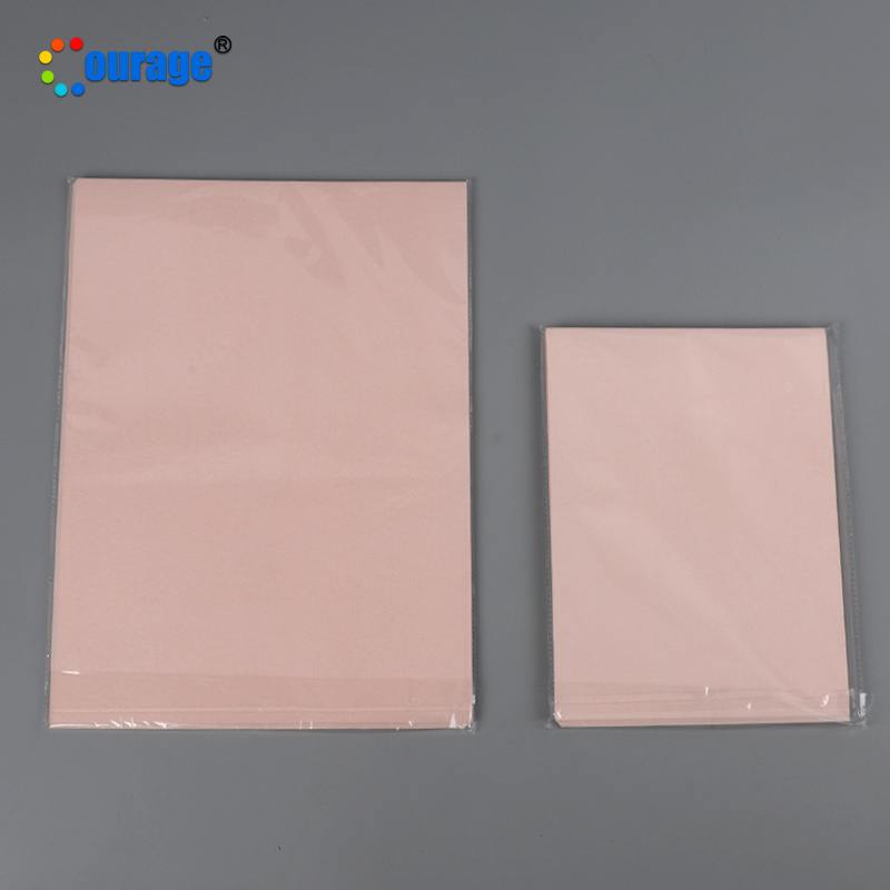 hot sale pink back sublimation heat transfer printing paper a3 a4