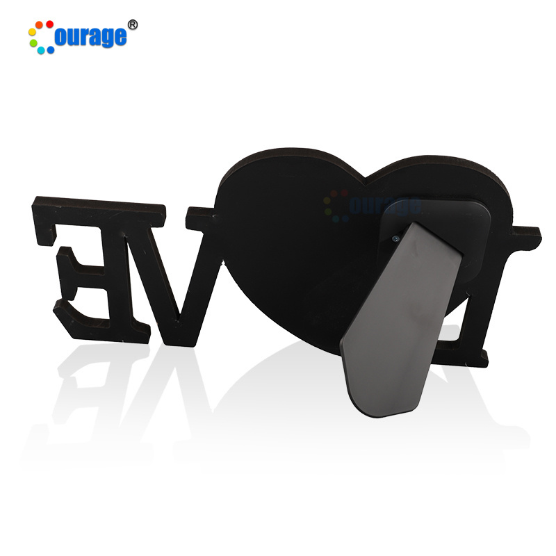 Love Shape Heart Sublimation Ornament MD Picture Photo Frame Frames MD-052