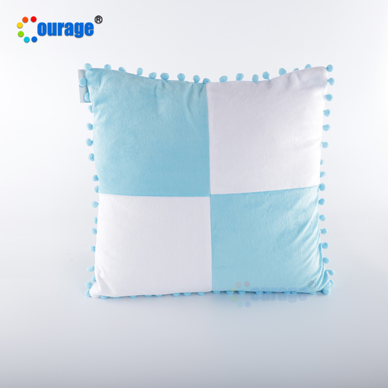 Wholesale Sublimation Velvet Soft Cushion Blank Polyester Pillows Case