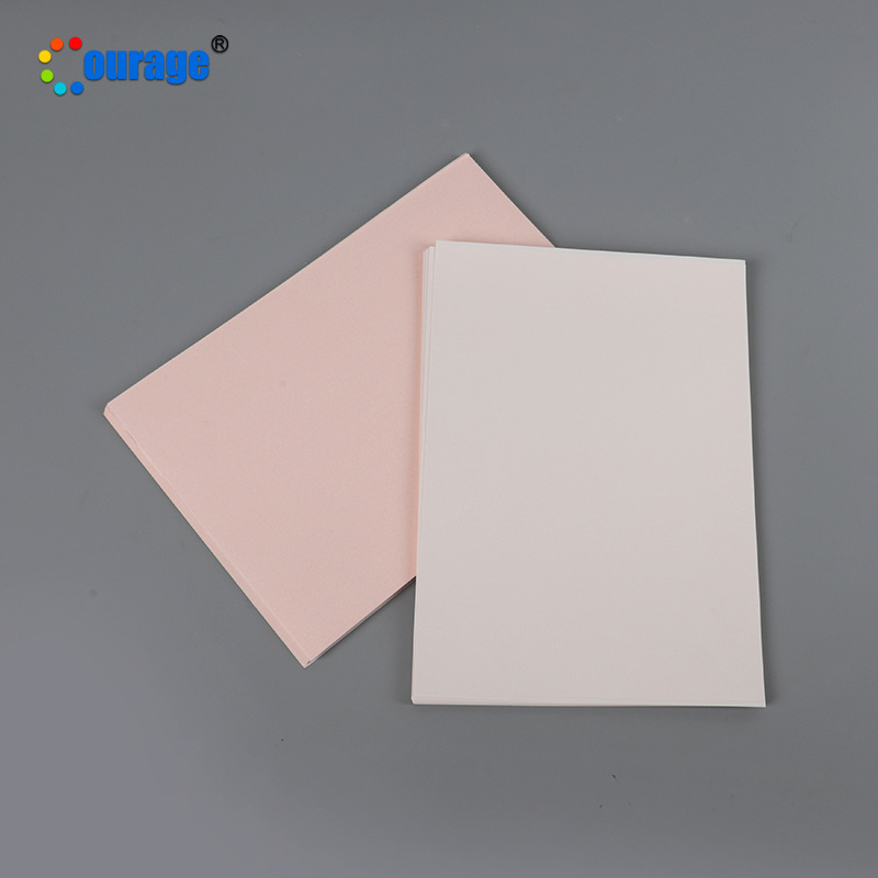 hot sale pink back sublimation heat transfer printing paper a3 a4