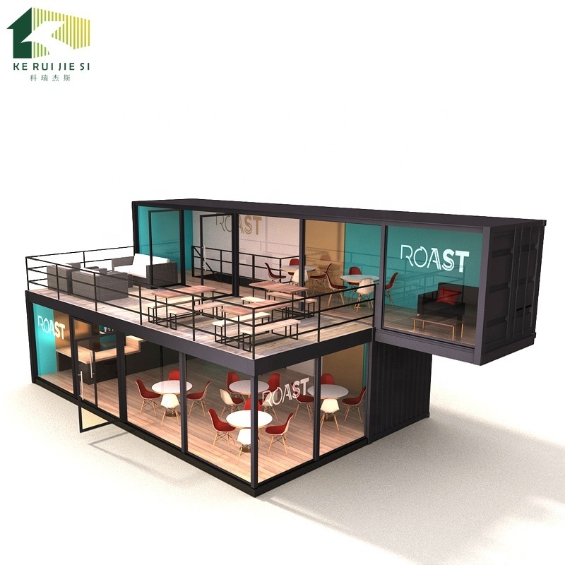 Low price high quality customized shipping container coffee bar restaurant  20ft 40ft for sale