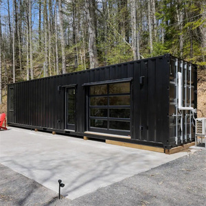 Portable home shipping container modified sliding modular house