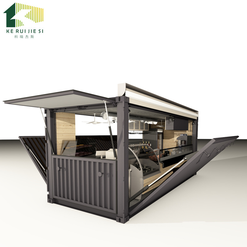 Shipping Container fast food shop mobile coffee shop