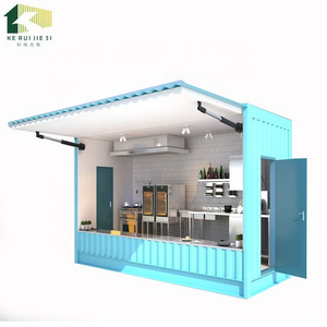 Low price high quality customized shipping container coffee bar restaurant  20ft 40ft for sale