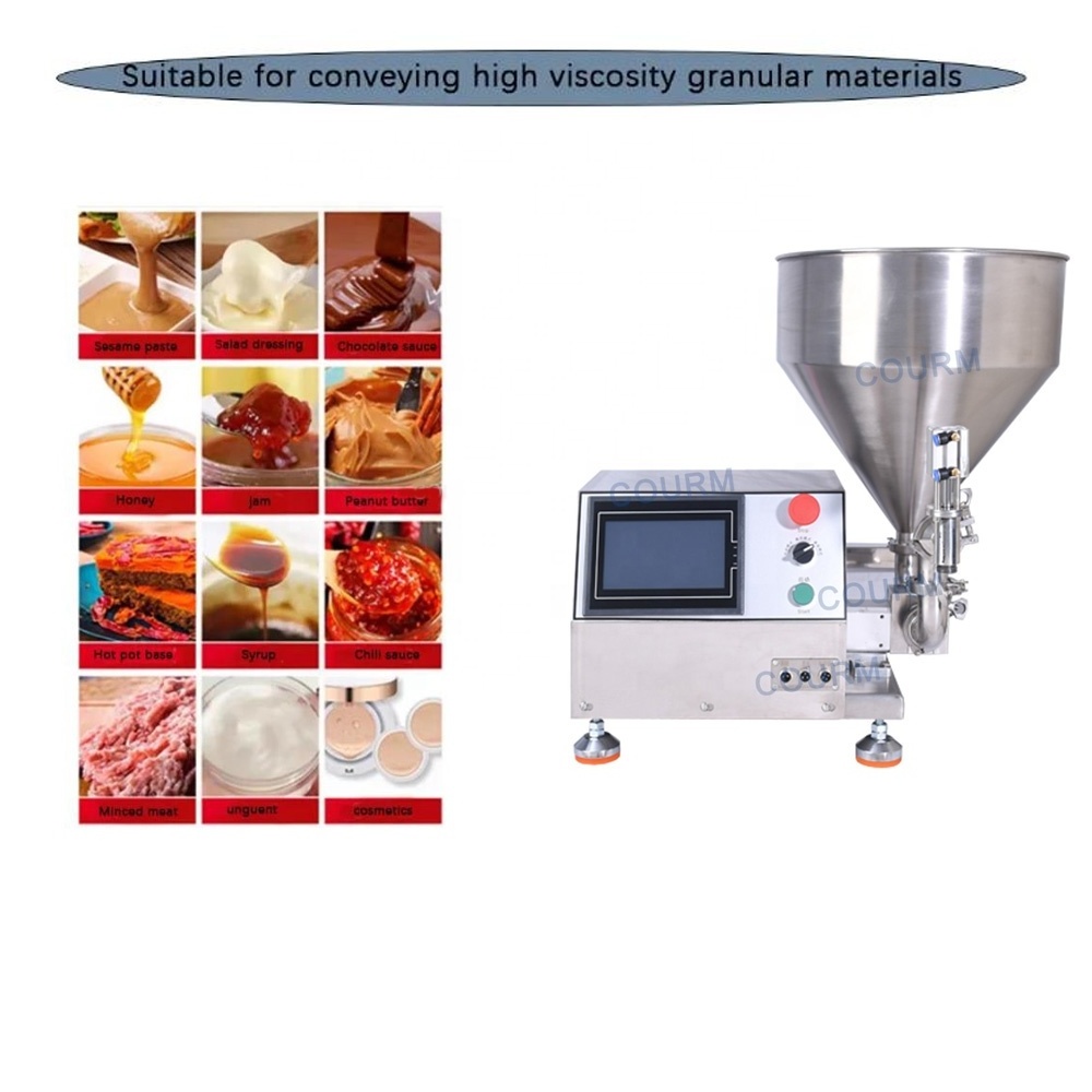 High viscosity barbecue sauce Crab Roe sauce Peanut butter Tahini Mayonnaise cheese chocolate sauce jam filling machine