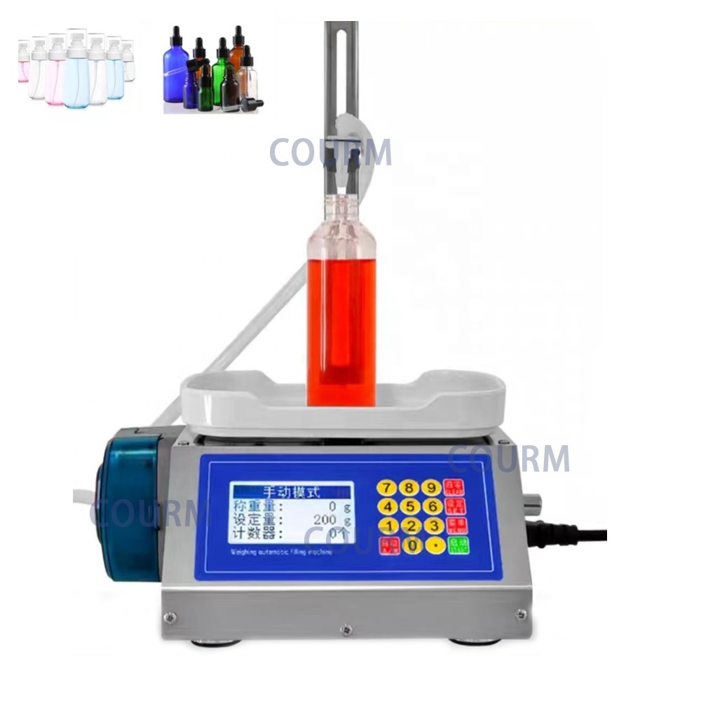 COURM Automatic Weighing And Quantifying Glue And Glue Oil Toothpaste Liquid Dispensing Peristaltic Pump Filling Machine