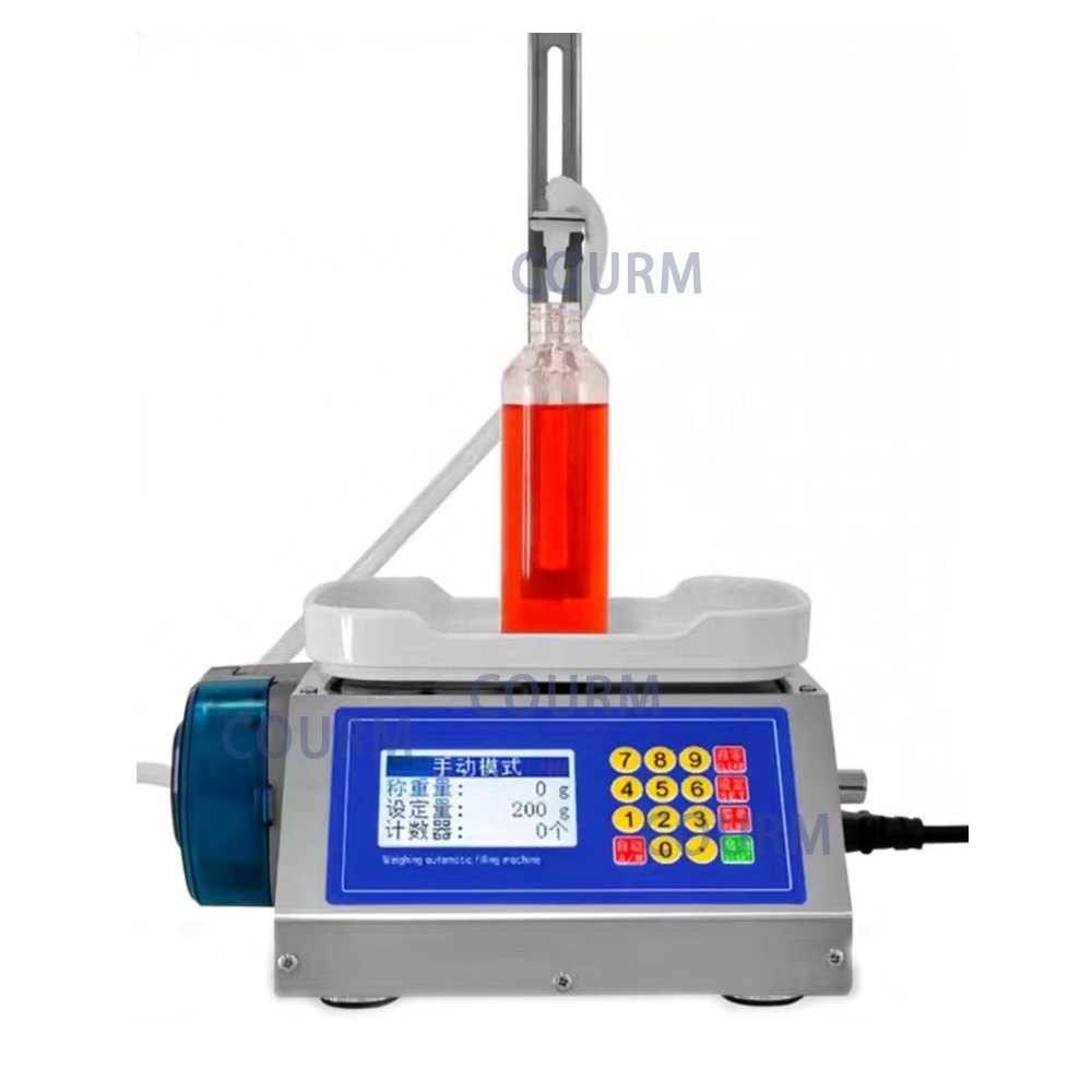 COURM Automatic Weighing And Quantifying Glue And Glue Oil Toothpaste Liquid Dispensing Peristaltic Pump Filling Machine