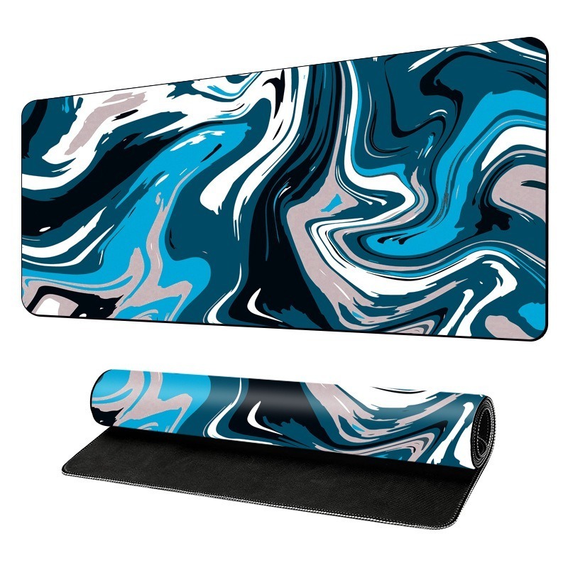 900x400x2mm XXL Strata Liquid Mouse Pad Computer Laptop Anime Keyboard Mouse Mat Large Mousepad Gamers Decoracion Desk Mat