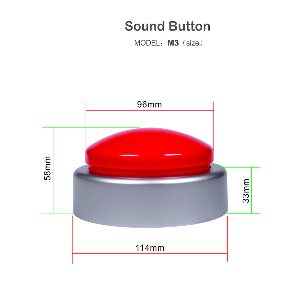 Programmable crafts music box custom song voice recorder button and usb button