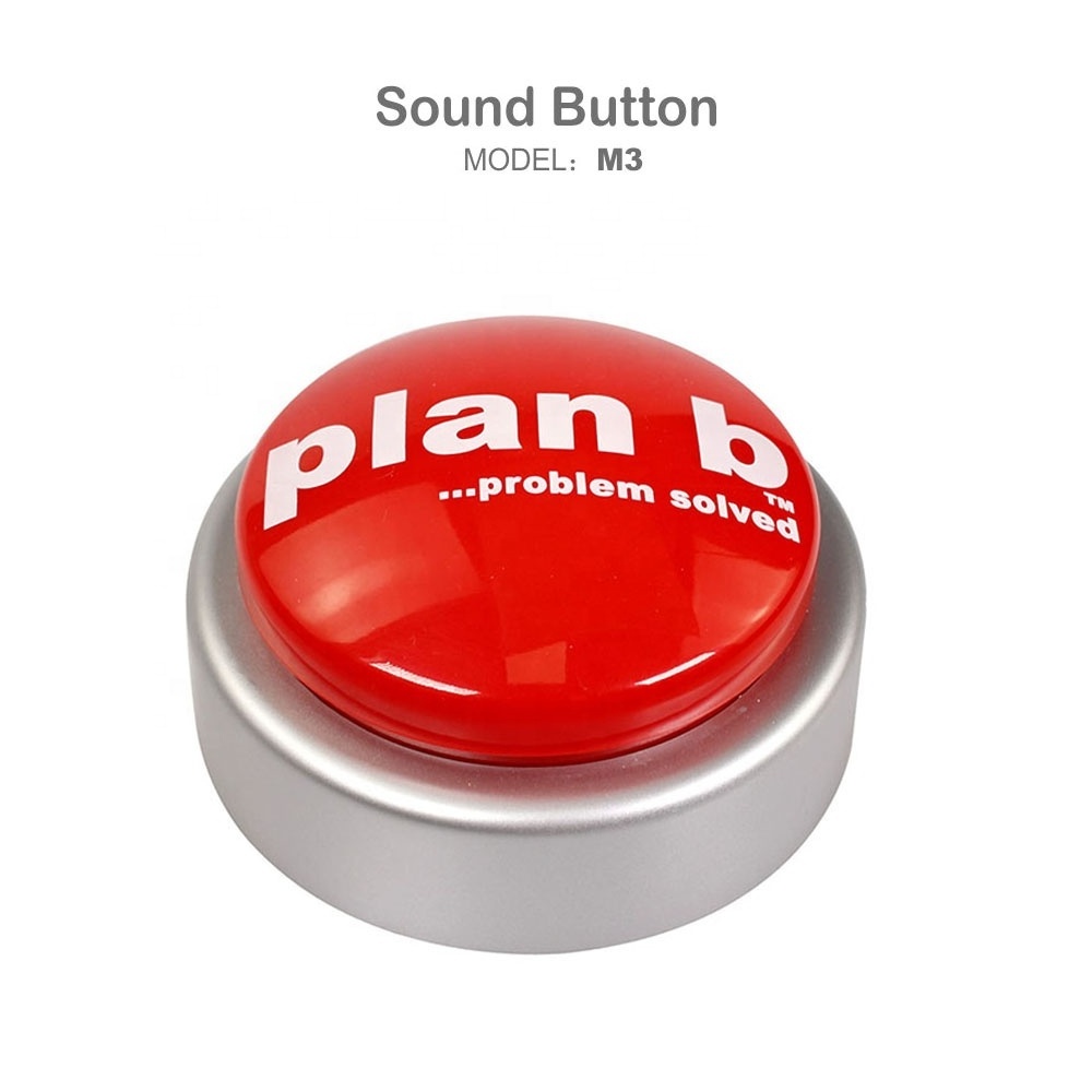 Factory Sound Buttons Game Accessories Custom Buzzer Button Funny Voice Recorder Sound Push Toys Game Show Buzzer Wholesale