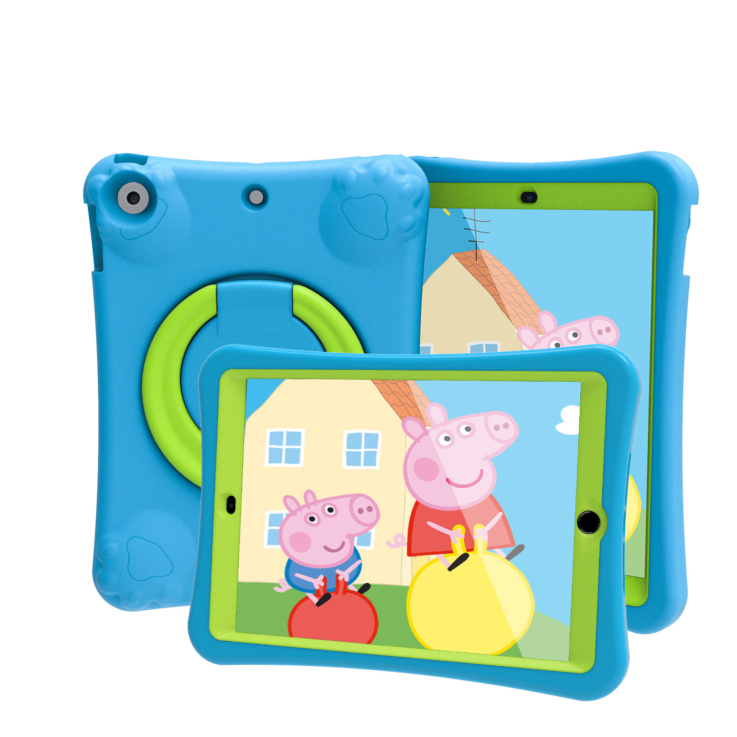 Lightweight Shockproof Handle Stand Rugged Cover Case For iPad 9.7 2017/2018 for Kids Universal tablet cover case