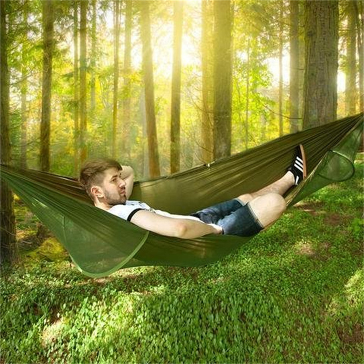 Outdoor Camping Portable Camping Nylon Bug Net Hammock With Insect Net