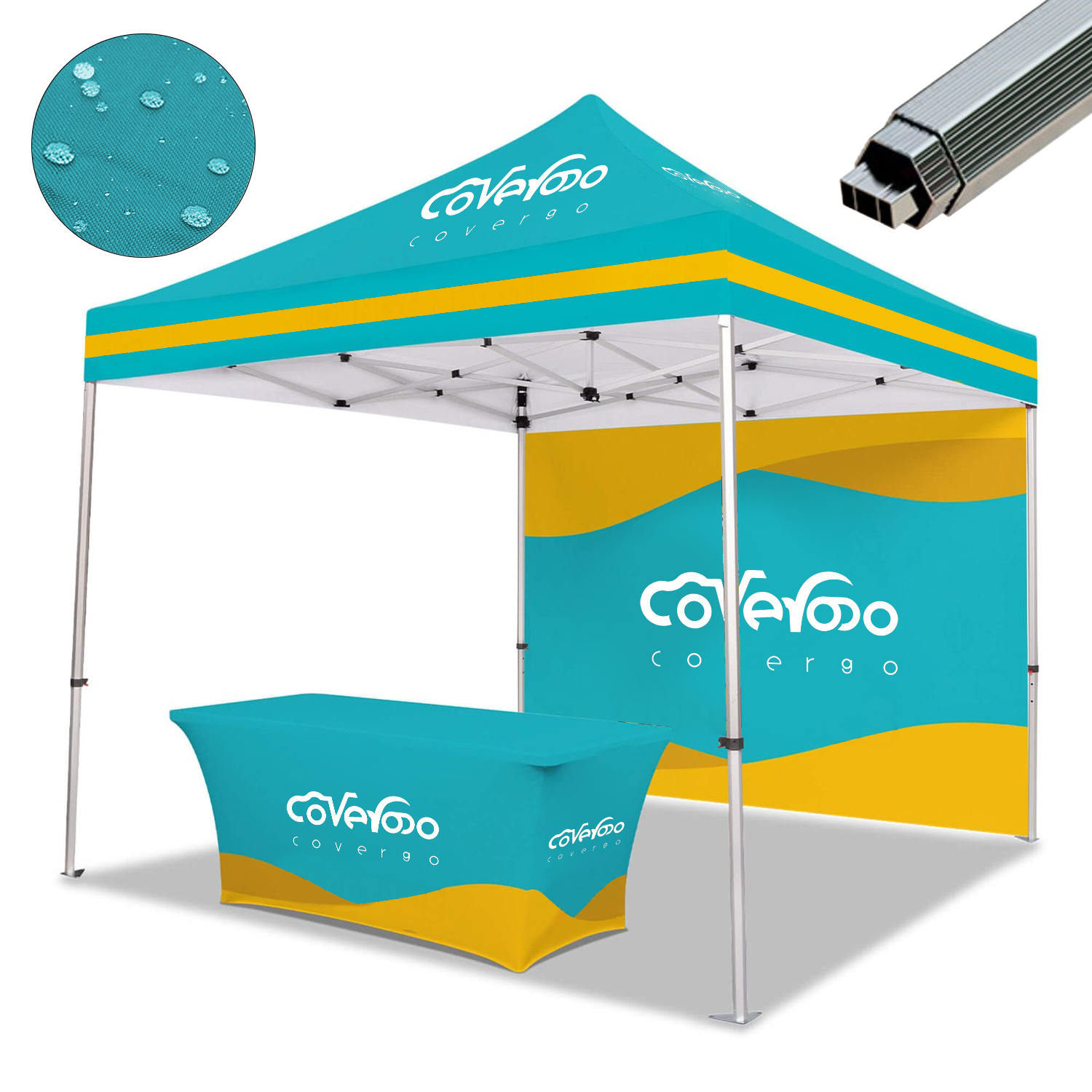 Wholesale Waterproof Custom 3x3 10X10 10 x 20 12x12 Popup Pop Up Aluminum Booth Exhibition Advertising Canopy Trade Show Tents