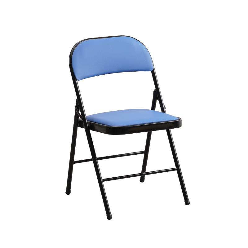 Wholesale Folding Chairs With Padded Seats, Black Portable Foldable Chair Comfortable Folding Chair for Card Table