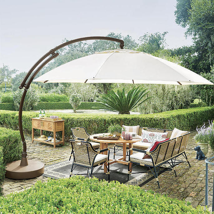 Luxury Big Size Furniture Large Cantilever Outdoor Patio Sun Garden Parasol Cantilever Umbrella