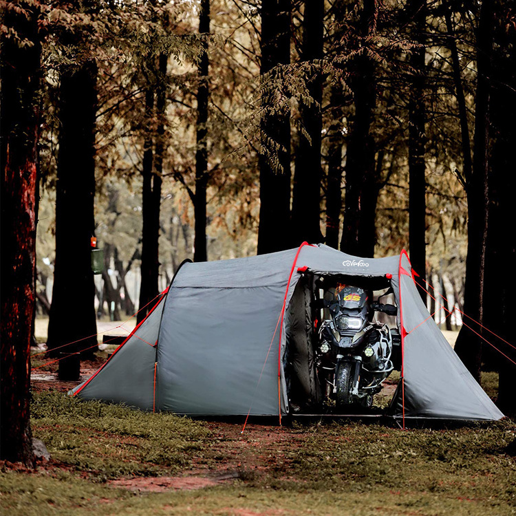 Anti-Dust Durable Waterproof Hiking Motorcycle Storage Outdoor Motorcycle Camping Tent For Camping