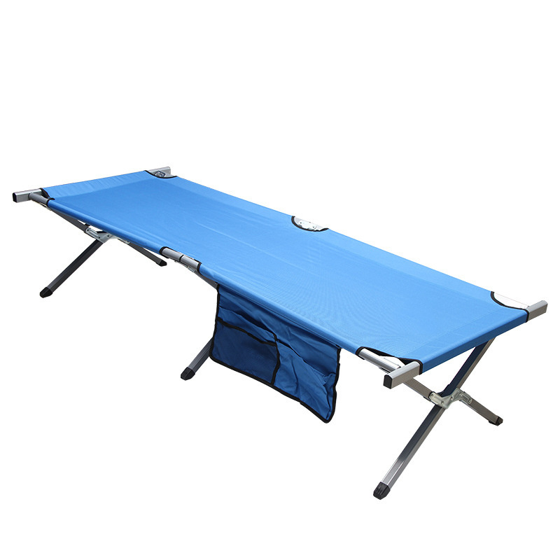 Office Lunch Break Adjustable Camp Bed Folding Cot Aluminum Folding Camping Bed