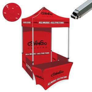 Printed 10x15 Popup Booth Advertising Tenttable Waterproof Outdoor Exhibition 5x5 Canopy Pop Up Aluminum Trade Show Tents