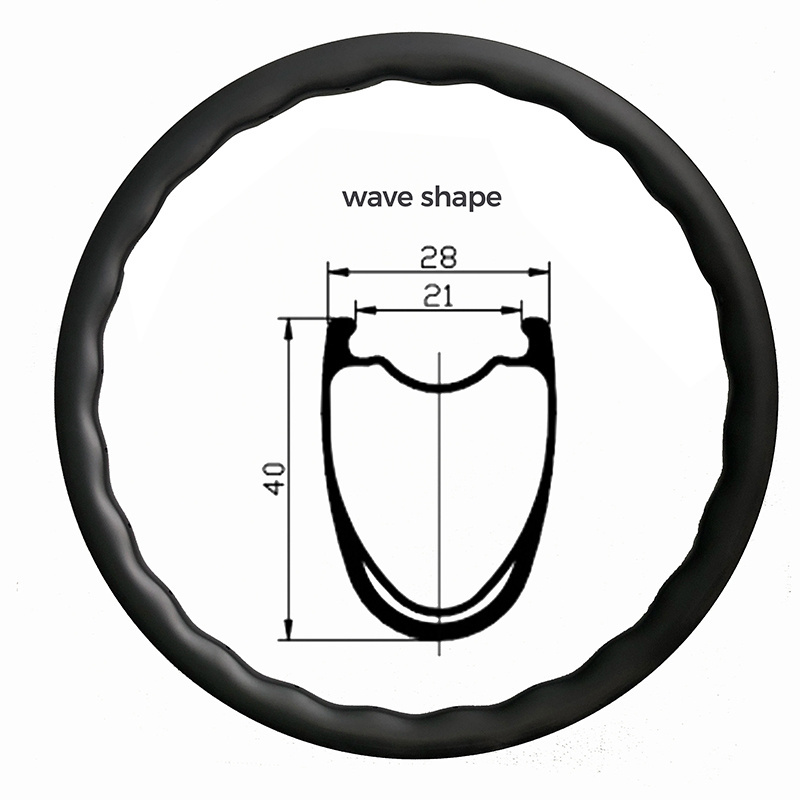 Custom XC/AM/DH 27.5 29 29er Carbon Fiber Bicycle Rim Mountain Bike Rims For Mountain Bike