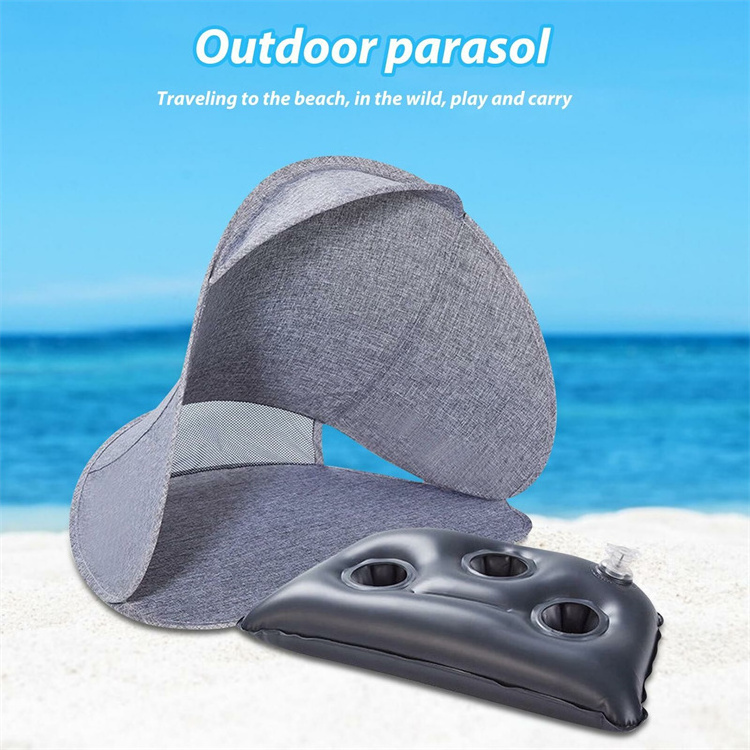 Mini Portable Automatic Instant Shade Sleep Head PopUp Canopy Sun Shelters Tent for Your Head