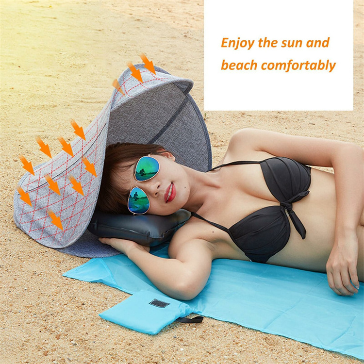 Mini Portable Automatic Instant Shade Sleep Head PopUp Canopy Sun Shelters Tent for Your Head