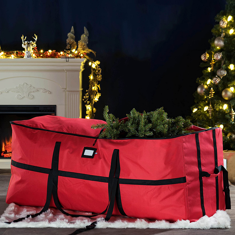 Extra Wide Opening Artificial Christmas Tree Duffle Bag Storage Bag