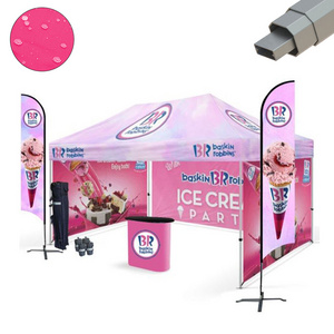 Custom 3x3 3x6 6x6 Outdoor Promotional 10x20 20x20 Oxford Cloth Heavy Duty Pop Up Outdoor Advertising Trade Shows Canopy Tent