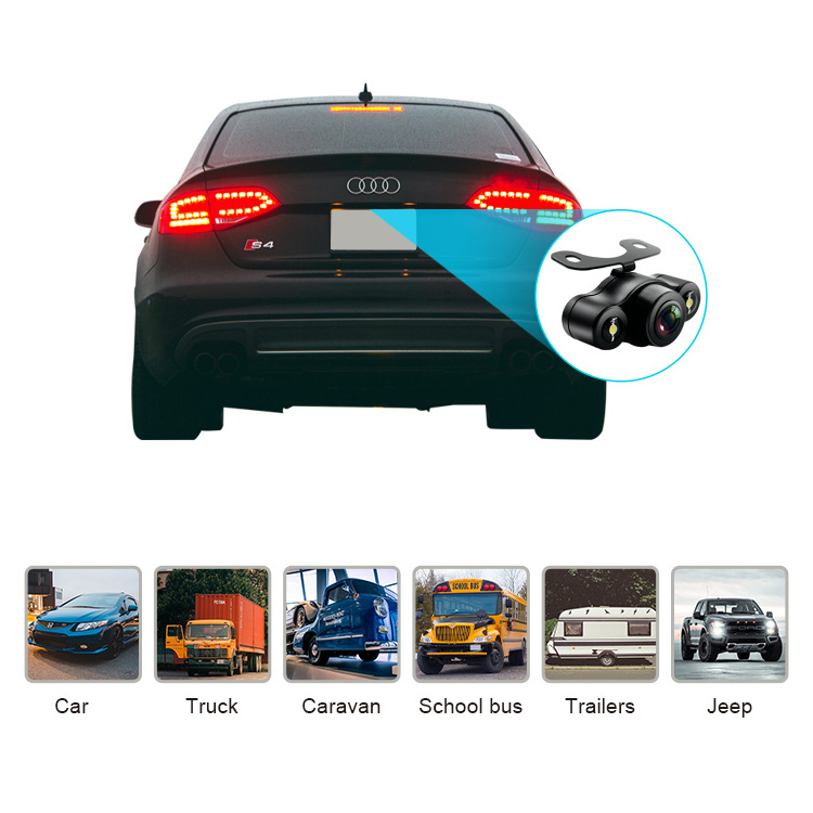 Universal Night Vision Back Up Camera Car Aid 170 Degree Waterproof Reverse Rear View Car Camera With Parking Line