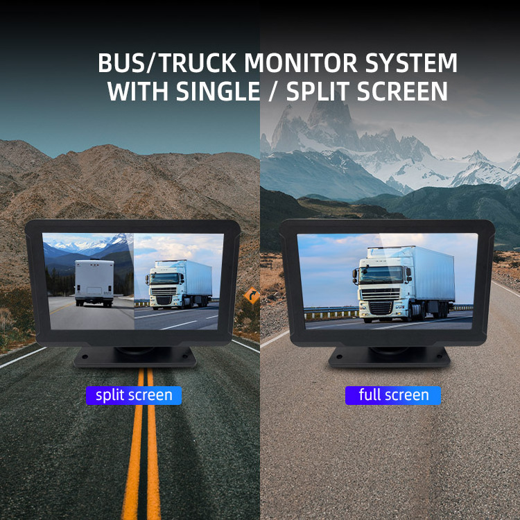 Box Truck Rear Monitor 7 inch 12- 24V Heavy Duty Bus/Truck Car Vehicle Monitoring HD Video ...