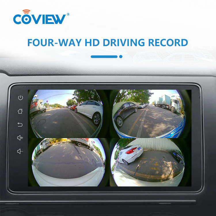 Coview Full Around View Car Surveillance Camera 360 Degree Camera Bird View System