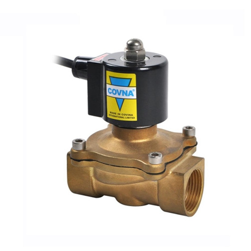 COVNA IP68 Fountain  DN20 3/4 inch 2 Way DC AC Normally Closed Brass  Water Air Solenoid Valve