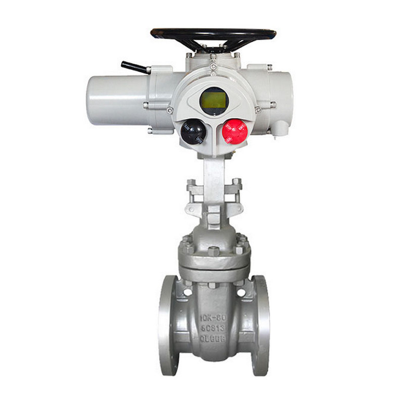 Z Series Intelligent Type Multi Turn Motorized Gate Valve JIS 10K Flanged Electric Gate Valve Stainless Steel Gate Valve