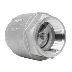 200WOG Stainless Steel Spring Loaded Vertical Lift Type 3/4 inch Non Return Check Valve