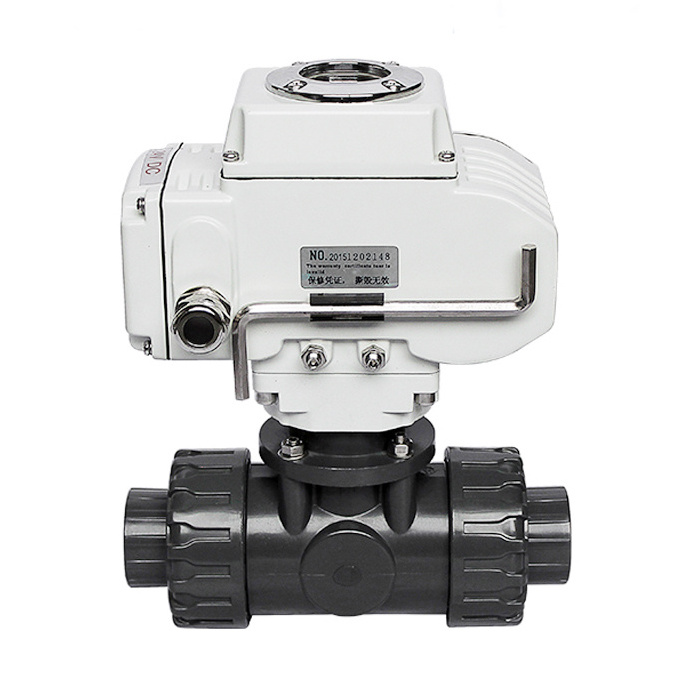 Electric Water treatment Control plastic upvc 2 inch 4 inch three 3 way Pool 110v 120V AC Motorized Ball Valve for water pipe