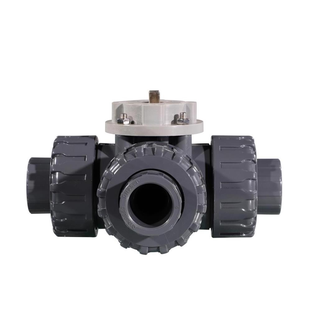 Electric Water treatment Control plastic upvc 2 inch 4 inch three 3 way Pool 110v 120V AC Motorized Ball Valve for water pipe