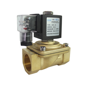 COVNA Solenoid Valve Normally Closed Brass 24Volt 1/2 inch Solenoid Valve Water Gas Solenoid Shut Off Valve