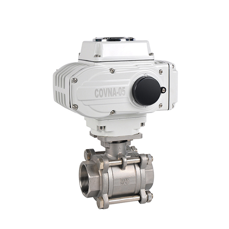 COVNA Motorised For Irrigation Intelligent Wireless Bluetooth Smart Motorized Operated 3-Piece Remote Control Ball Valve